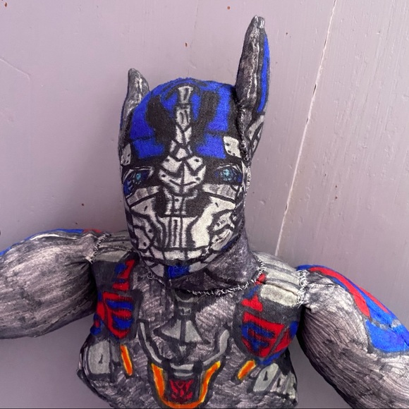 🤖OPTIMUS PRIME🤖 Transformers 25” PLUSH Handmade CUSTOM Collectible - Picture 2 of 6